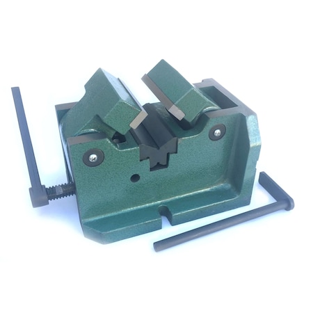 4" Horizontal/Vertical Machine Vise - Holds Shafts & Round Parts