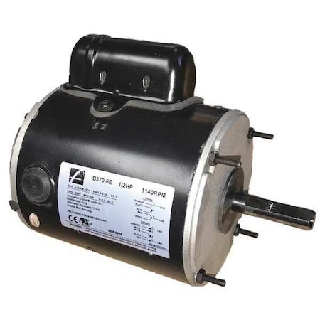 Agricultural Fan Motor, Split-Phase, 1/2 HP, 115/230V AC, 1,140 Nameplate RPM, 48 Frame