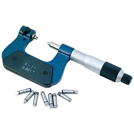 0-1" / 0.001" Screw Thread Micrometer Kit