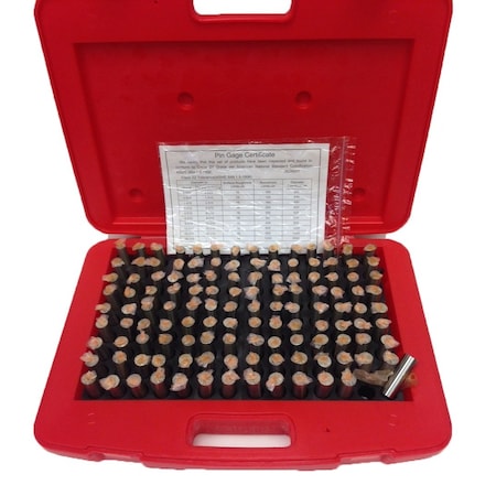 125 Piece M3 Minus Pin Gage Set .501-.625"