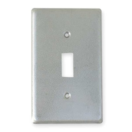 Weatherproof Cover, Switch Box Type, 1 Gang, Aluminum, Toggle Switch Cover Type