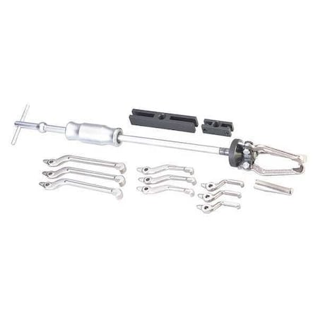 Puller Set,15 Pcs.,Slide Hammer,2-3 Jaws