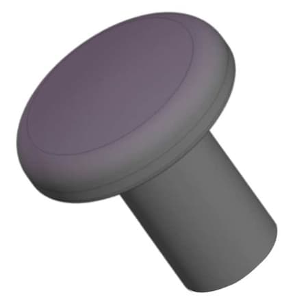 Pull Knob, 3/8-16 Thread Size, 1.25"L, Steel