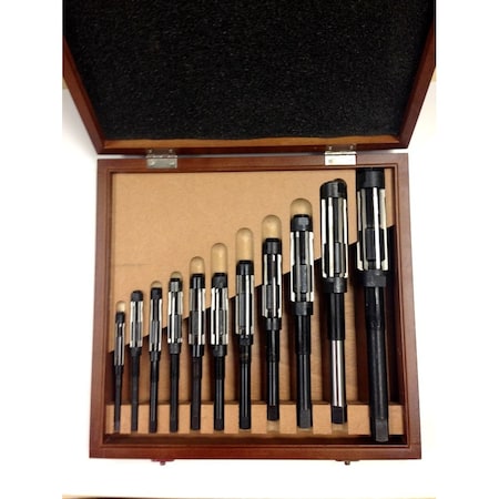 A-K 11 Piece High Speed Steel Adjustable Blade Reamer Set