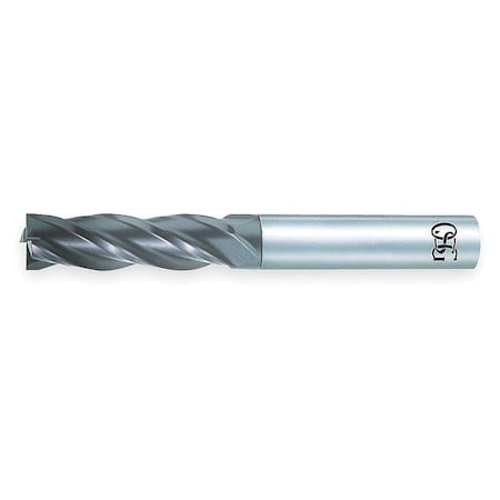 End Mill,Stub,Carbide,1/4,4 FL,Sq End