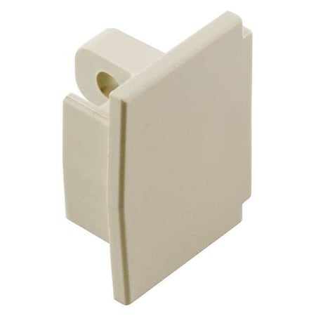 End Cap, White, PVC, Lan-Trak(R), Caps
