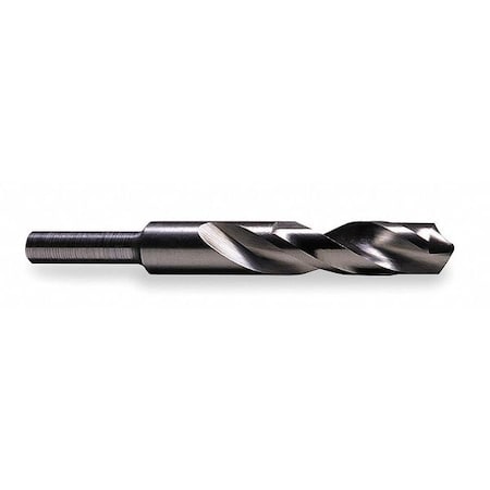118 Degree Silver & Deming Drill with 1/2 Reduced Shank Cle-Line 1813 Steam Oxide HSS RHS/RHC 33/64