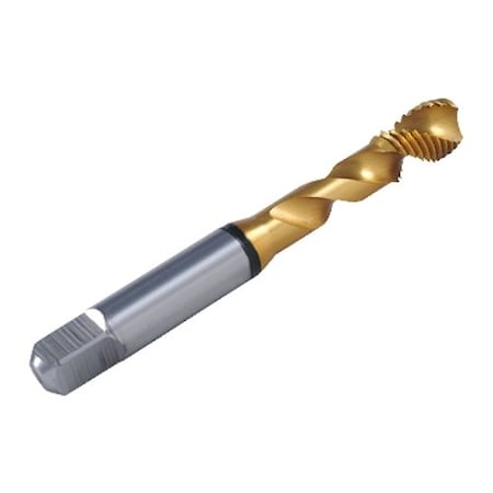 M6-1.0 D5 TiN 35 Degree Metric Spiral Flute Bottom Tap