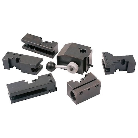 6 Piece KDK Style-100 Quick Change Tool Post & Holder Set