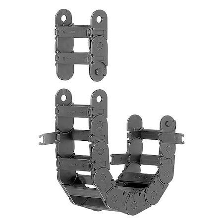Cable Carrier,Med,Open,OW2.87In / 73mm