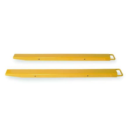 Fork Extensions,Yellow,7-1/8 x 72 In,Pk2