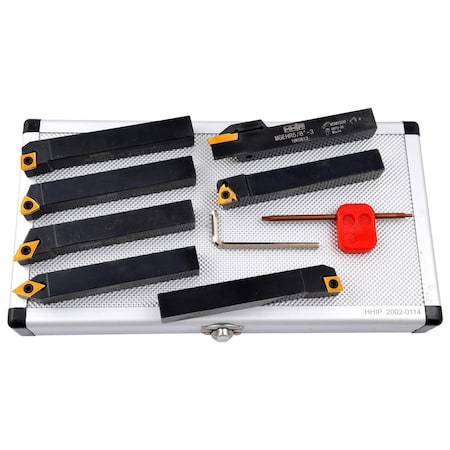Pro-Series 7 Piece  5/8 Indexable Cut Off & Turning Tool Set