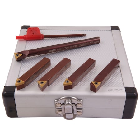 5/16" 5 Piece Indexable Turning & Boring Tool Set