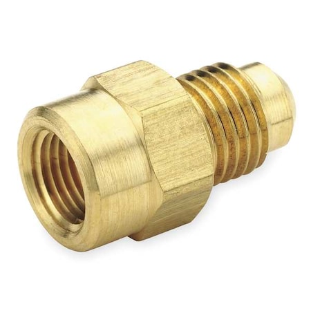 Strt,Brass,Flared3/8",FNPT1/2",PK10