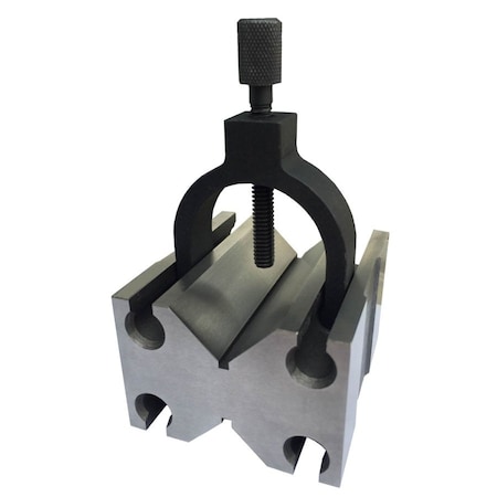 2-3/4 X 2-1/2 X 1-3/4 Toolmaker's V-Blocks With Clamp In Slot