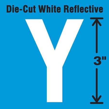 LetterLabel,Vinyl,3inH,1-3/4inW,PK5