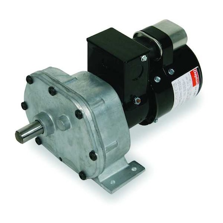 AC Gearmotor, 600 in-lb Max. Torque, 6 RPM Nameplate RPM, 115/230V AC Voltage, 1 Phase