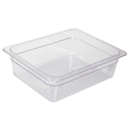 Food Pan, Polycarbonate, Half, 12-3/4 In