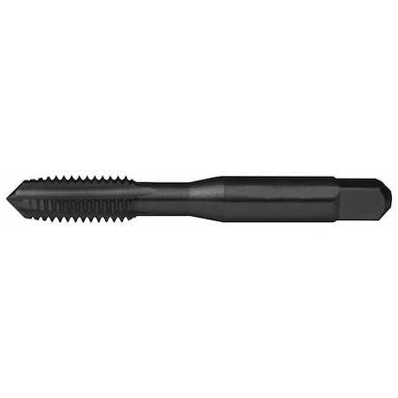 Straight Flute (Hand) Straight Flute Hand Tap, 1/2"-13, Plug, UNC, High Speed Steel, 4
