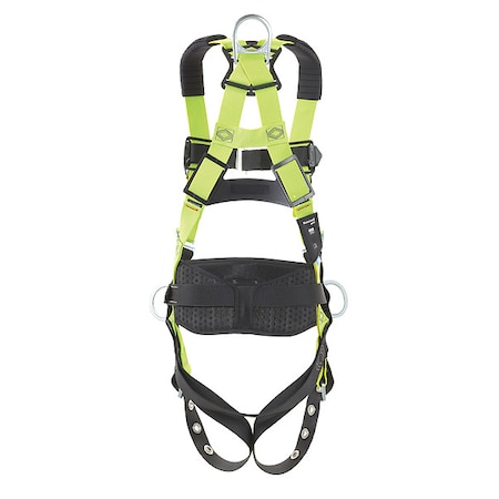 H500 Fall Protection Harness, S/M, 420 lb, Quick-Connect Chest/ Quick-Connect Leg Straps