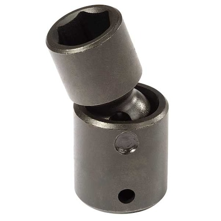 3/8 in Drive, 19mm Metric, Socket, 6 Points, Steel,Blk Oxd,19 mm