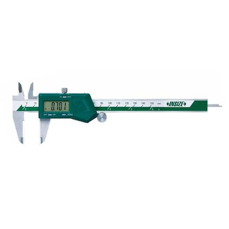 Digital Caliper,SS,0-8"/0-200mm Range