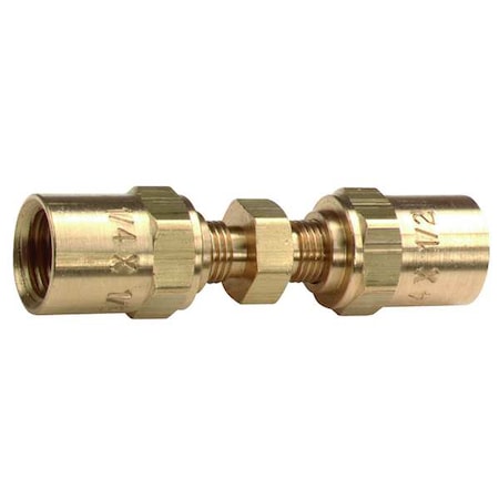 Hose Mender,For Hose ID 3/8 In,Brass