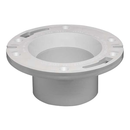 Toilet Flange, Floor, Without Test Cap