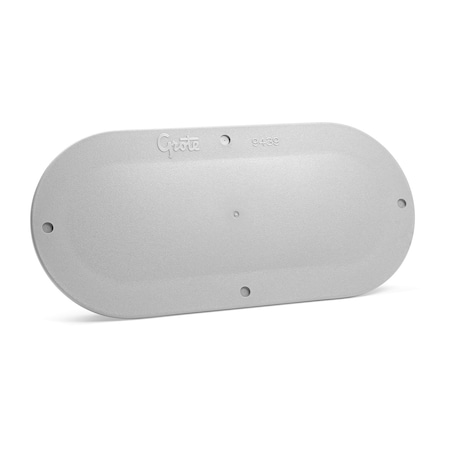Snap-in Cover Plate, 6" Oval Lamp Opening,PK2