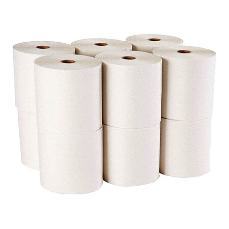 Pacific Blue Select Hardwound Paper Towels, 2 Ply, Continuous Roll Sheets, 350 ft, White, 12 PK