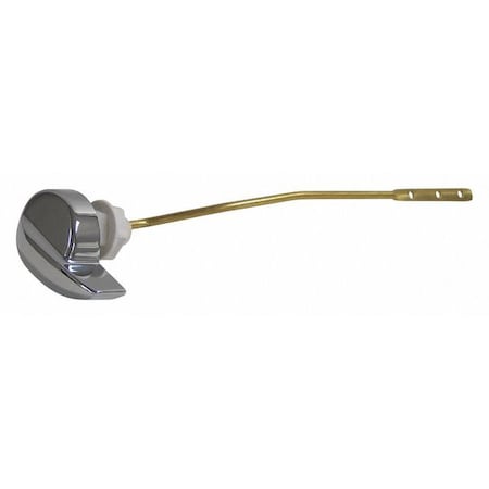 Tank Lever, Brass, Chrome Finish, 9" Size
