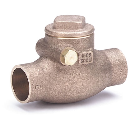 1" Solder Bronze Swing Check Valve