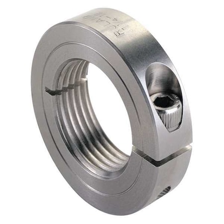 Shaft Collar, Threaded, 1Pc, 1/2-13 In, SS