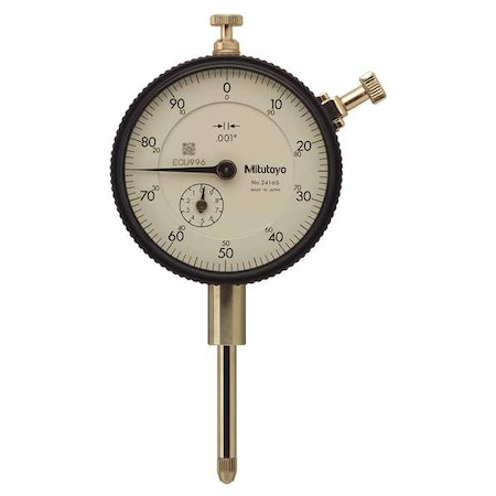 Dial Indicator,0 to 1 In,0-100