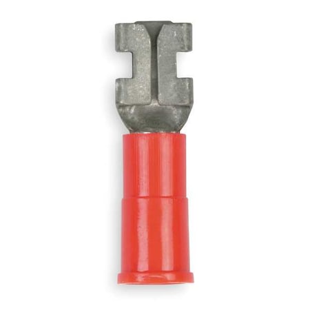 Female Disconnect, Red, 22-18AWG, PK100