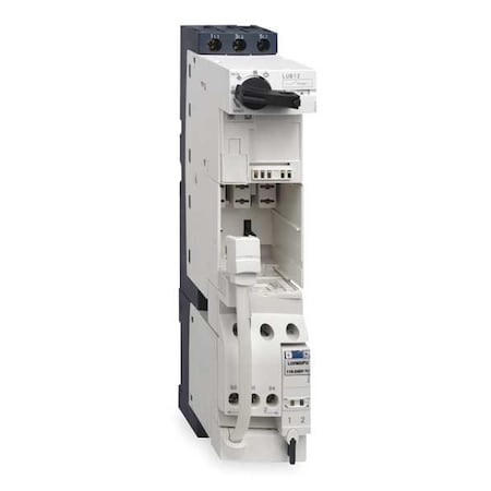 Motor Starter Power Base, Reversing, 1NC/1NO, 110V-240V AC/DC, 3 P, Screw Clamp