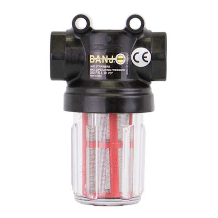 T-Line Strainer,1/2",595 Microns