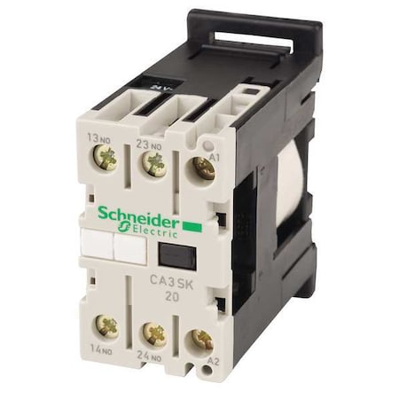IEC Control Relay,2NO,24VDC,10A