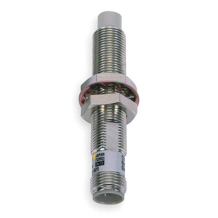 Cylindrical, Inductive Proximity Sensor, 18 mm Dia., Brass, M12, 2 Wires, Shielded