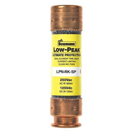 UL Class Fuse, RK1 Class, Time-Delay, 35A, 250V AC, Non-Indicating