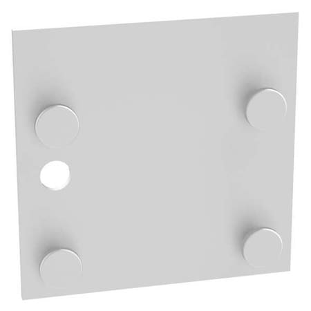 Tie Plate, D x 3"W x 2-3/4"H, Carbon Steel