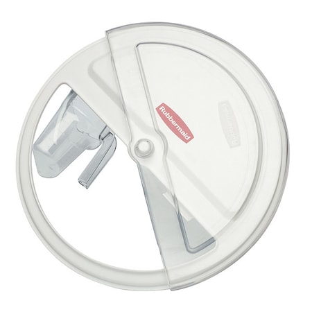 ProSave sliding Lid Bulk Ingredient Container Lid and Scoop, White, Plastic