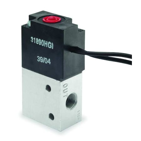 Solenoid Air Control Valve,1/8 In,12VDC