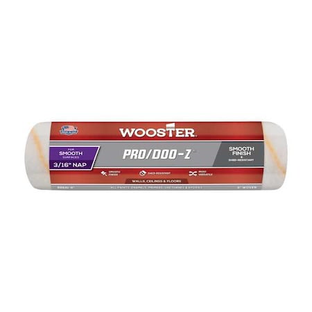 9" Paint Roller Cover, 3/16" Nap, Woven Fabric