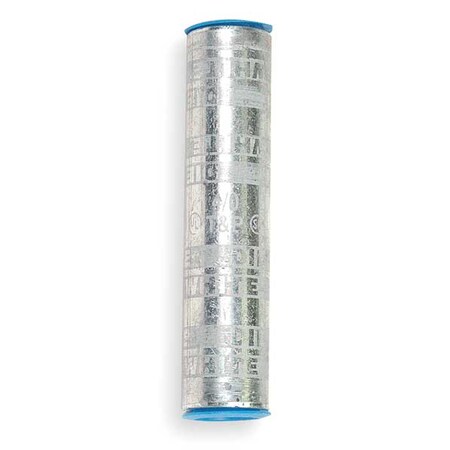 Crimp Wire Connector, 4/0 AWG Max, White, None Insulation, 35 kV