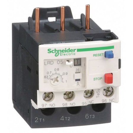 Overload Relay, 1NC/1NO, 0.63 A Min current, 1 A Max current, 690V AC