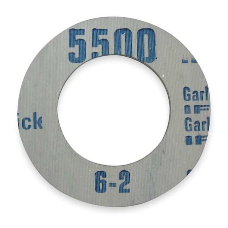Flange Gasket,1 in.,1/8 in.,Gray