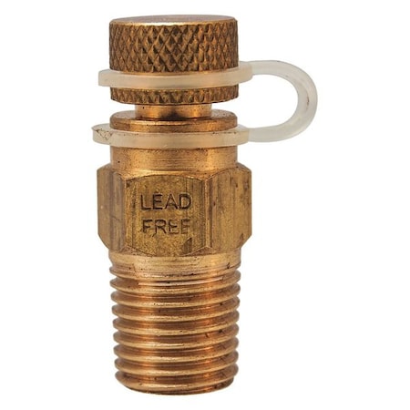 Test Plug, 1/4in NPT, 0 to 1000 psi, Brass