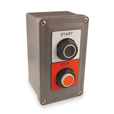 Push Button Control Station,1NO/1NC,30mm