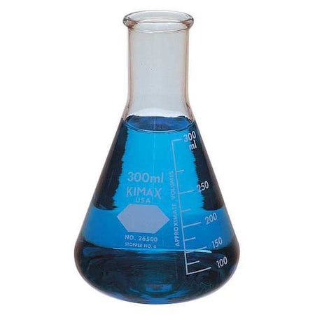 Erlenmeyer Flask,125mL,Narrow Mouth,PK48
